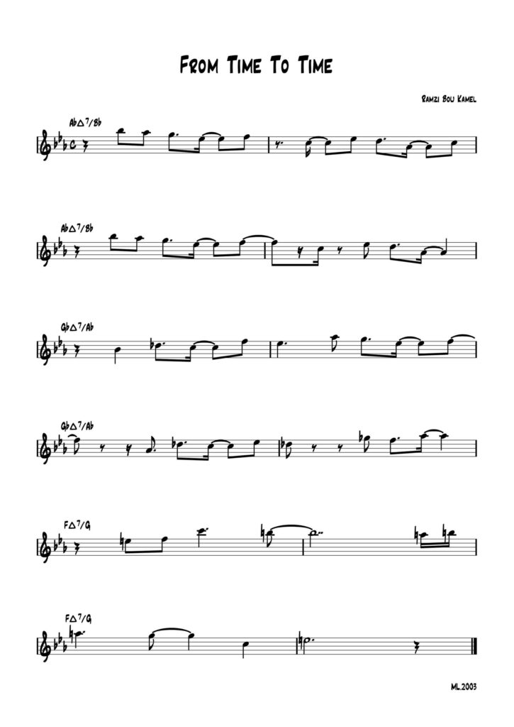 Music Proofreading Sample - After